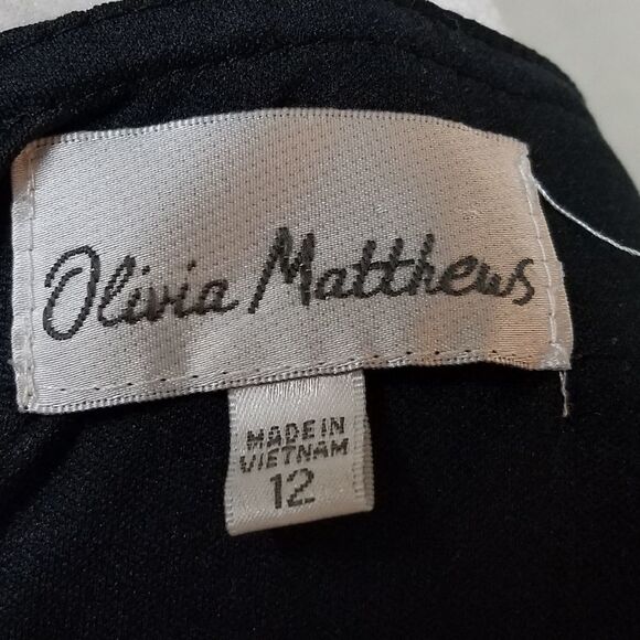 VINTAGE 90s Olivia Matthews Psychedelic Dress - Picture 15 of 16